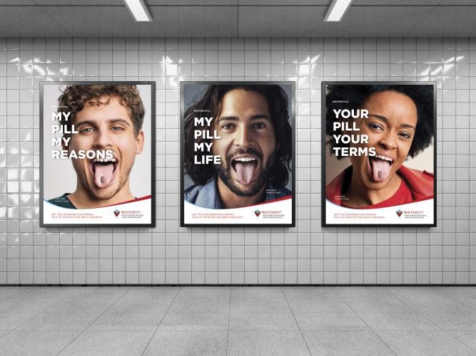 Biktarvy Canada Billboard ads